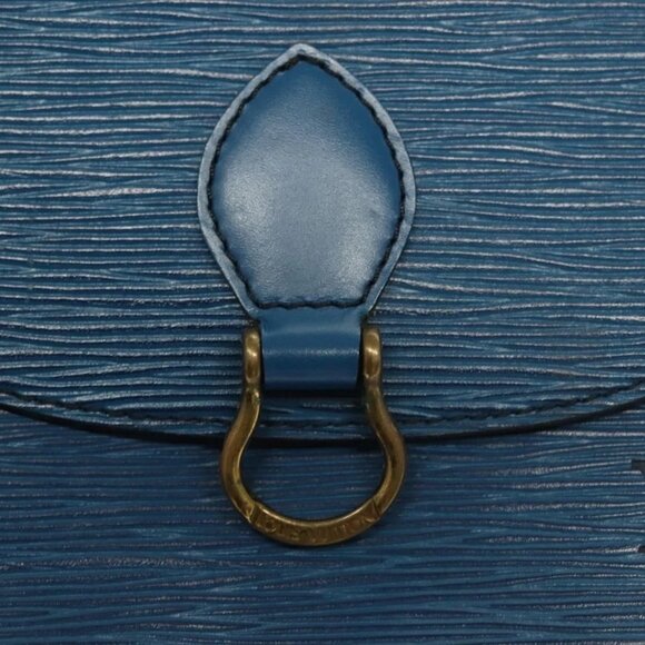 LOUIS VUITTON Epi Saint Cloud PM Shoulder Bag Blue - Picture 13 of 16